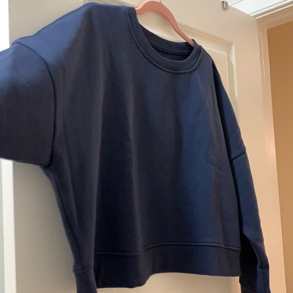 NWT Madewell MWL betterterry crop sweatshirt
 XL